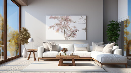 Home Decor: Living Room Interior Blinds