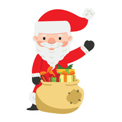 Santa claus for christmas cartoon