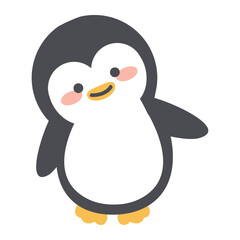 cute adorable penguin cartoon doodle