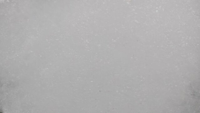 White washing machine foam