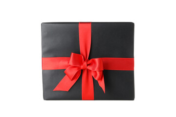 PNG, Concept of beautiful Christmas present, gift box, isolated on white background