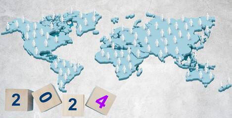blue world map 2024