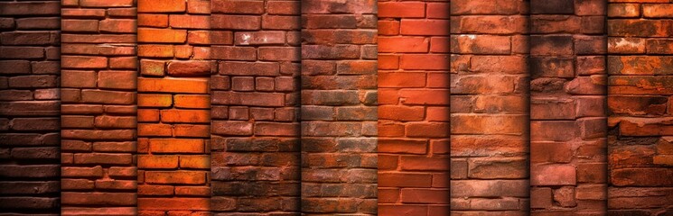 red brick wall banner