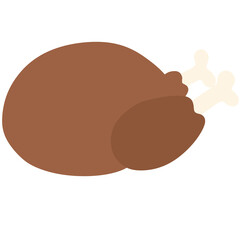 Roasted Turkey Illustration
