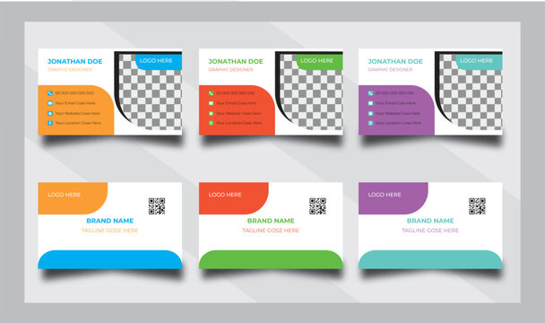 Corporate Modero Business Card Design Template Creative and clean Business Card Name Card Visting Card Simple
Design vector Illustration Print Template
