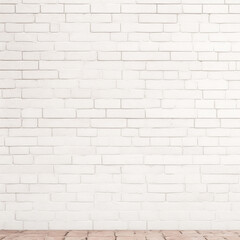 Fototapeta na wymiar white brick wall background