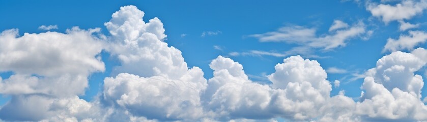 Naklejka na ściany i meble clouds on a blue sky