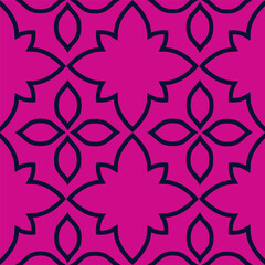 Vector. Perforated bright patterns Papel Picado pattern on a colored background. Hispanic Heritage Month. Flowers seamless pattern for web banner, poster, cover, splash, social network.