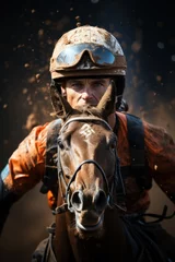 Foto op Canvas jockey with horse © nataliya_ua