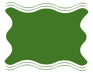 abstract groovy green decoration