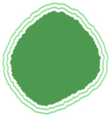 abstract groovy green decoration