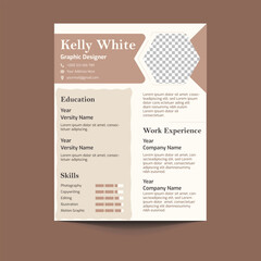 CV or resume template