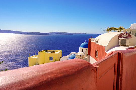 Santorini's seaview