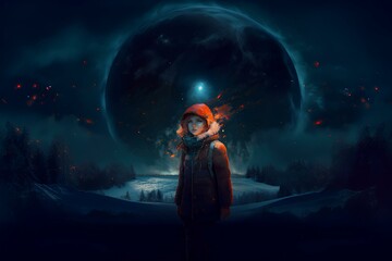 Moonlit Enchantment: A Dark Fantasy Fashion Tale