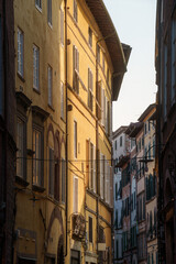 Fototapeta na wymiar Historic buildings of Lucca, Tuscany