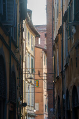 Fototapeta na wymiar Historic buildings of Lucca, Tuscany