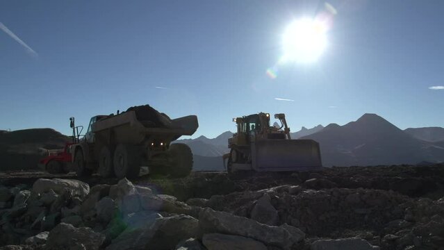 Camion  benne Chantier 01