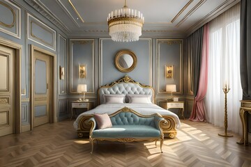 interior of a hotel room