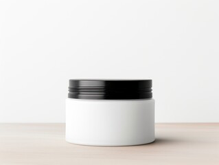 Mockup of cosmetic product with blank label 3D style isolated on background