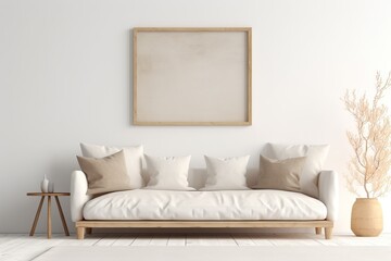 Fototapeta na wymiar Modern apartment with comfortable sofa and elegant decor