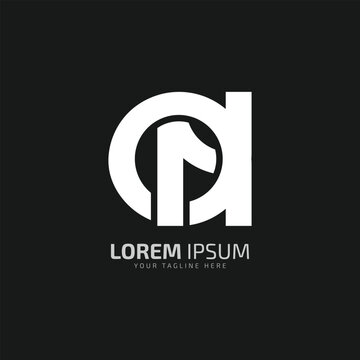 initial letter A1 or 1A minimal abstract and lineart logo icon