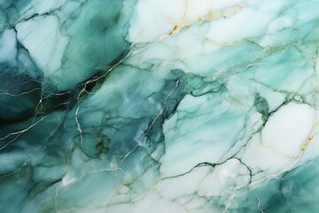 Modern stylish texture green white gold circles and waves fashionable texture of paint modern color