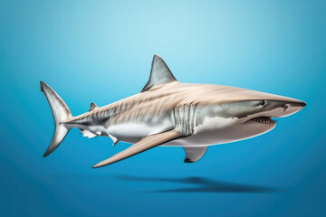 Naklejka premium Majestic Shark in Profile