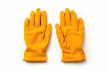 Obraz premium Industrial Work Gloves on White Background