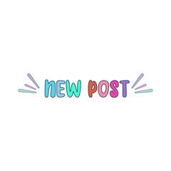 new post illustration