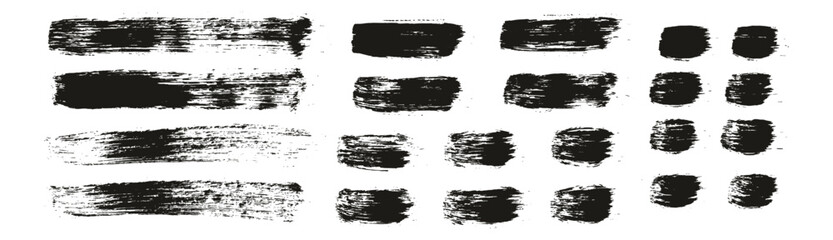 Round Brush Regular Straight Lines Artist Brush High Detail Abstract Vector Background Set  ULTRA