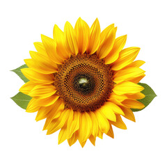 Fototapeta premium sunflower isolated on white