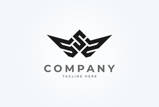 Initial SSS logo. monogram logo design combination of triple S. vector illustration