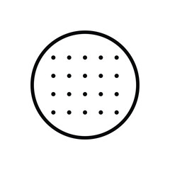 biscuit icon vector design template simple and clean
