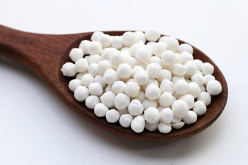 Fototapeta na wymiar Big tapioca pearls, sago seeds