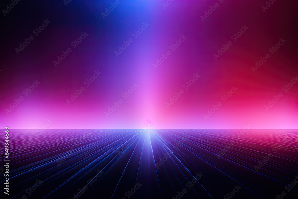 Wall mural abstract background with rays, rainbow colours