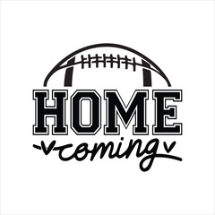 Homecoming Football Svg