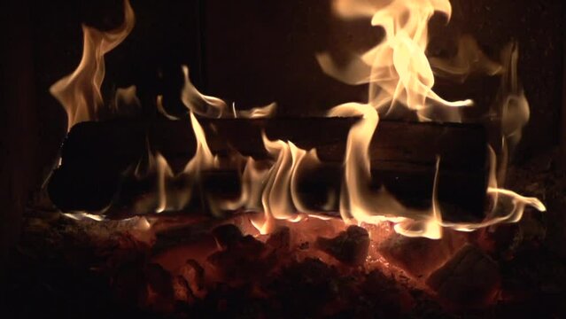 Feu de Chemin&eacute;e