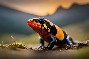 Obraz premium snake in the grass