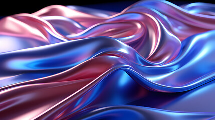 abstract background with smooth lines in blue, orange and red colors