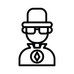 Blockchain Cryptocurrency Bitcoin Icon