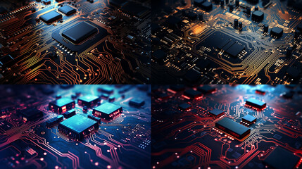 circuit board background