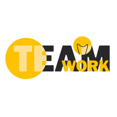 Vector logo design for business. Team Work. Association Alliance Union