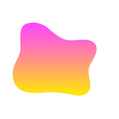 Abstract Bright Gradient Colored Shape Icon 