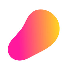 Abstract Bright Gradient Colored Shape Icon 