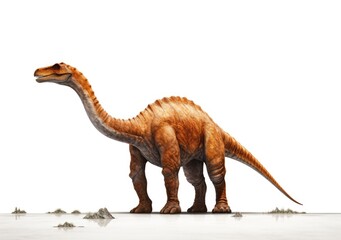 Brontosaurus isolated on white