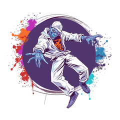 Zombie Breakdancer Watch the undead defy gravity , PNG, Illustration