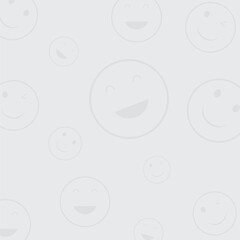Smiley face pattern vector background