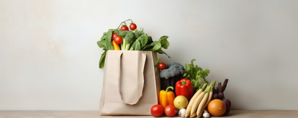 Delivery or grocery shopping healthy food