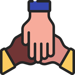 Teamwork Hands Icon
