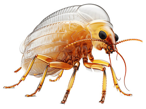 Insect, fly isolated on the transparent background PNG.